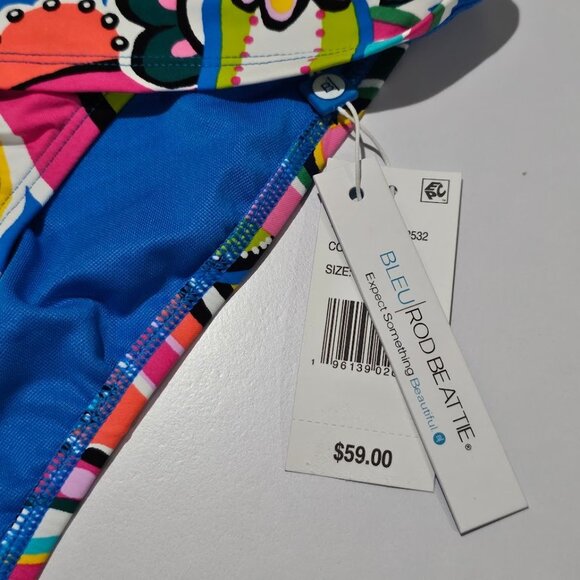 Bleu by Rod Beattie Printed Sarong Hipster Bikini Bottoms - Picture 3 of 8